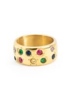 Anillo Colorful Gold