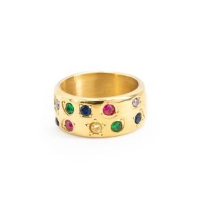 Anillo Colorful Gold