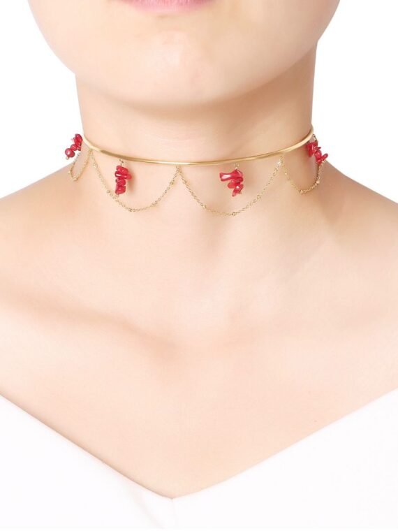 Choker Rígido Coral