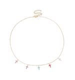 Collar Cruces de Colores