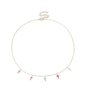 Collar Cruces de Colores