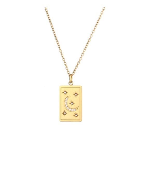 Collar Luna Circonitas