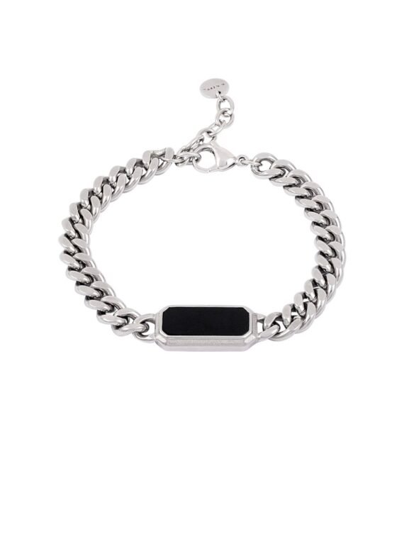 Pulsera Eslabones Negra