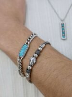 Pulsera Eslabones Turquesa