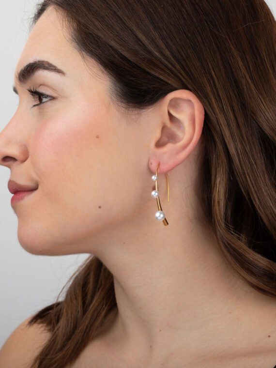 Pedientes Triada pearl