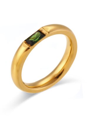 anillo joyful verde