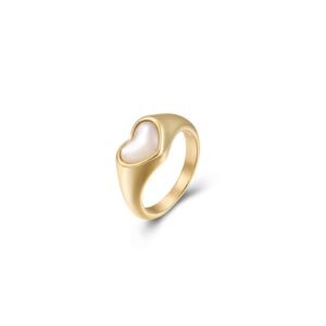 anillo sello heart