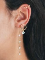 Pendientes lágrimas de perlas