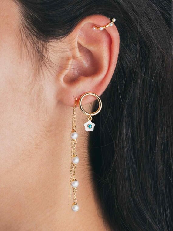 Pendientes lágrimas de perlas