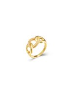 anillo nudo circonita