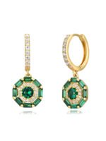 pendientes green Drops