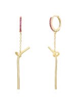 pendientes radiant pink