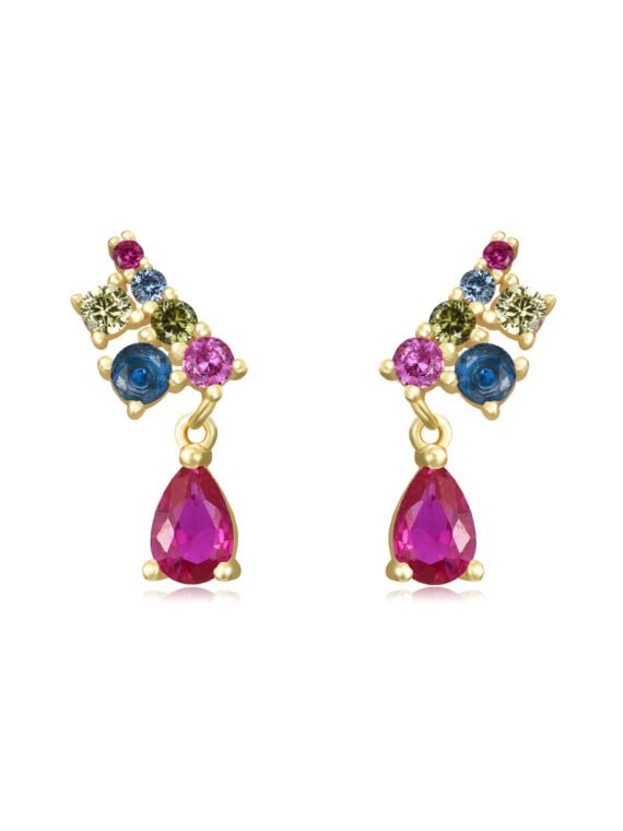 pendientes crystal carrousel