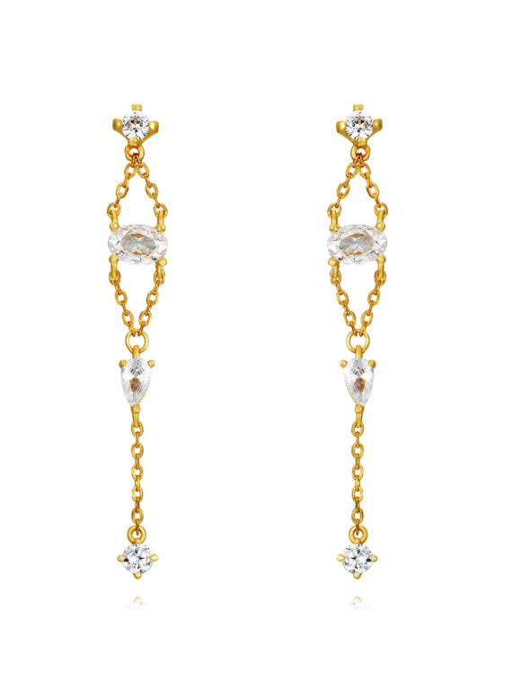 pendientes brisa encadenada