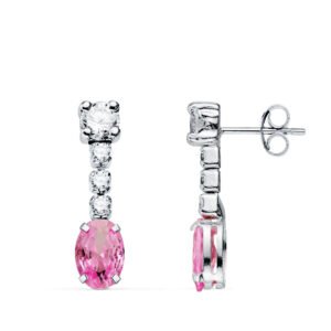 Ovalis Rosé oro blanco 18k
