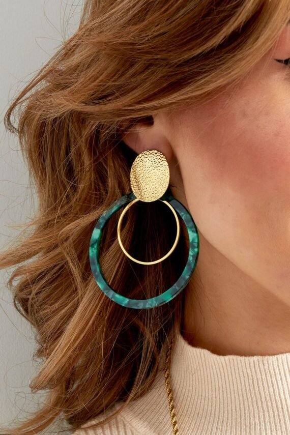 pendientes Esmeralda Solar