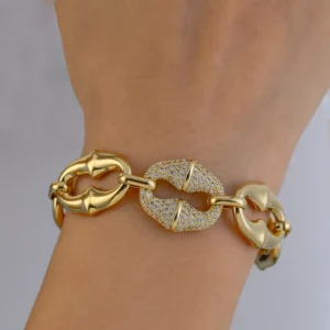 Casual-Retro-Estilo-Simple-Geom-trico-Labios-Acero-Inoxidable-304-Chapados-En-Oro-De-18K-Circ-n-Cadena-Portacables-Pulsera-Al-Mayoreo-1.jpg