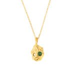 collar gaia verde