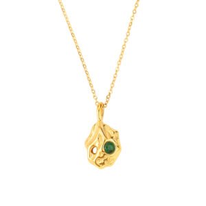 collar gaia verde