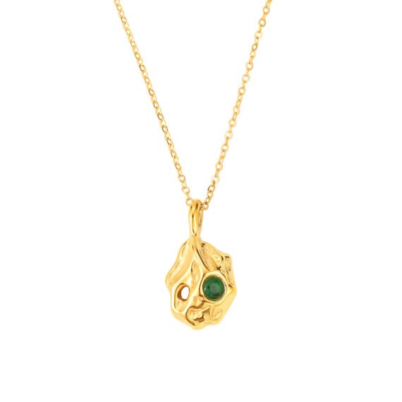 collar gaia verde
