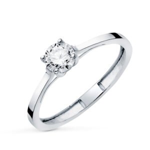 Anillo Lumière Diamond oro blanco 18 k