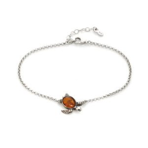 Pulsera tortuga Kaia con ámbar