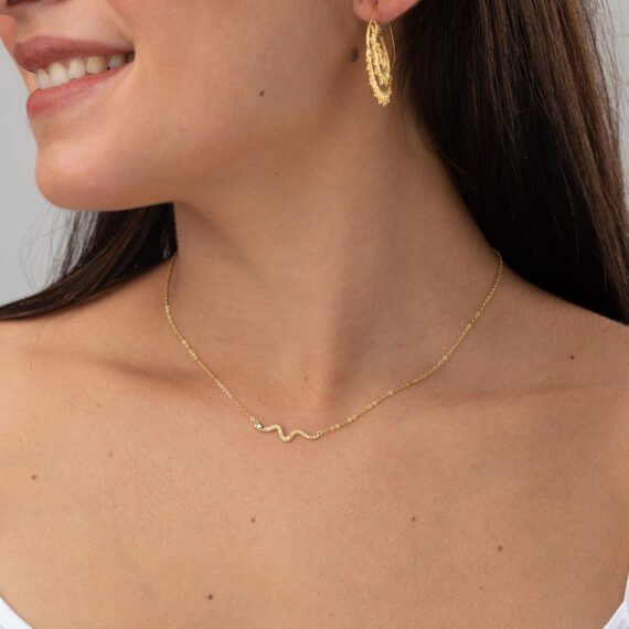 Collar Serpiente Aurea