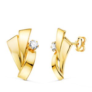 Pendientes Aurora Brillante 18K