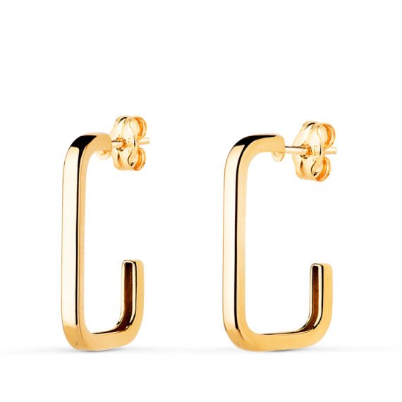 Aros Rectangulares Aura 18K